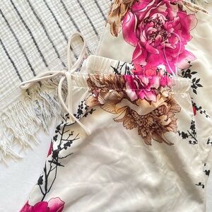✨ Natori Floral Satin Pajama Pants ✨